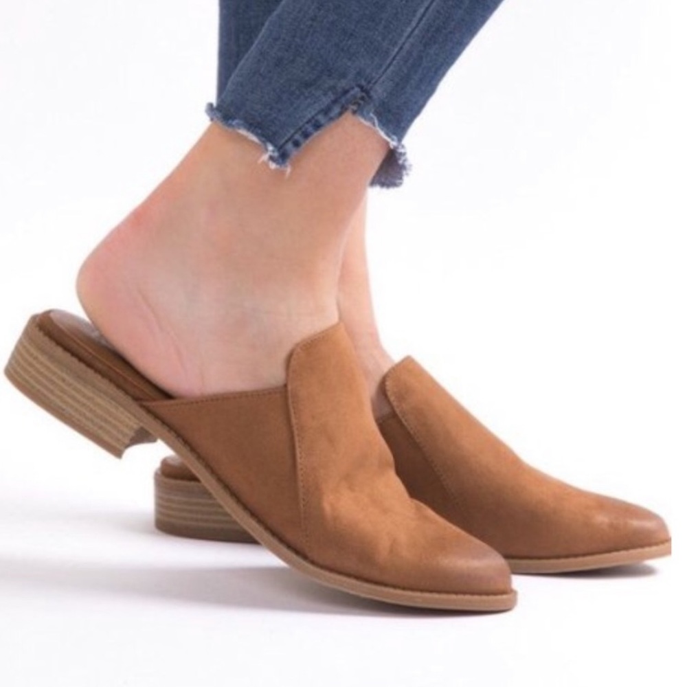 Free People BC Slip on Mule in Cognac